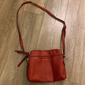 Red Leather Purse